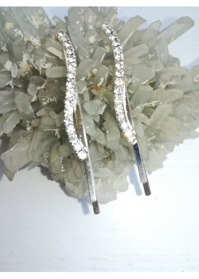 Кристални фиби за официална прическа с белгийски кристали Crystal Wedding 2 броя